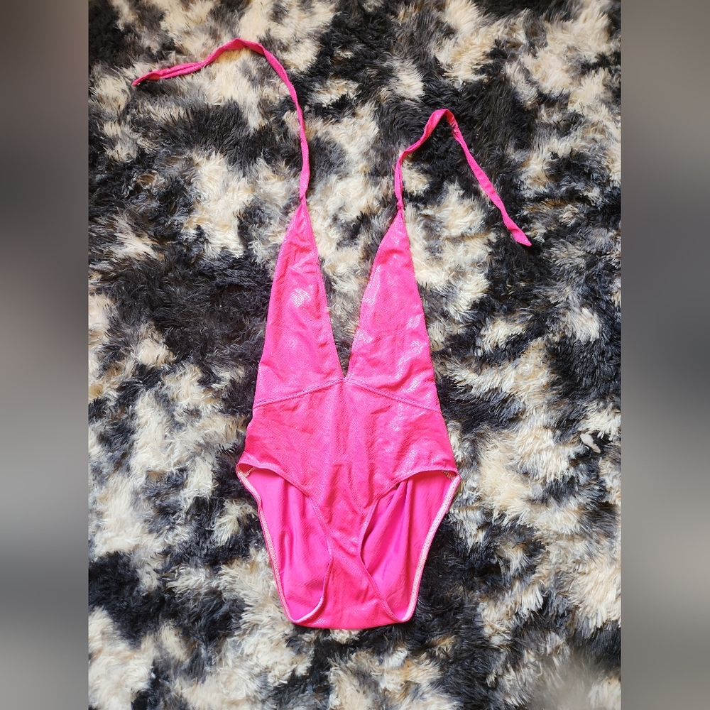 Blackmilk Neon Pink Swimsuit